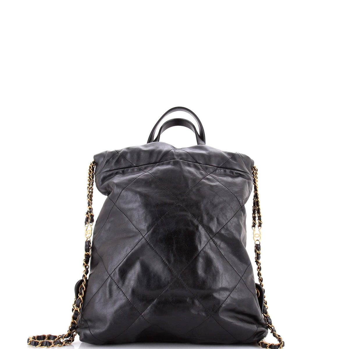 22 Chain Backpack Quilted Calfskin Medium