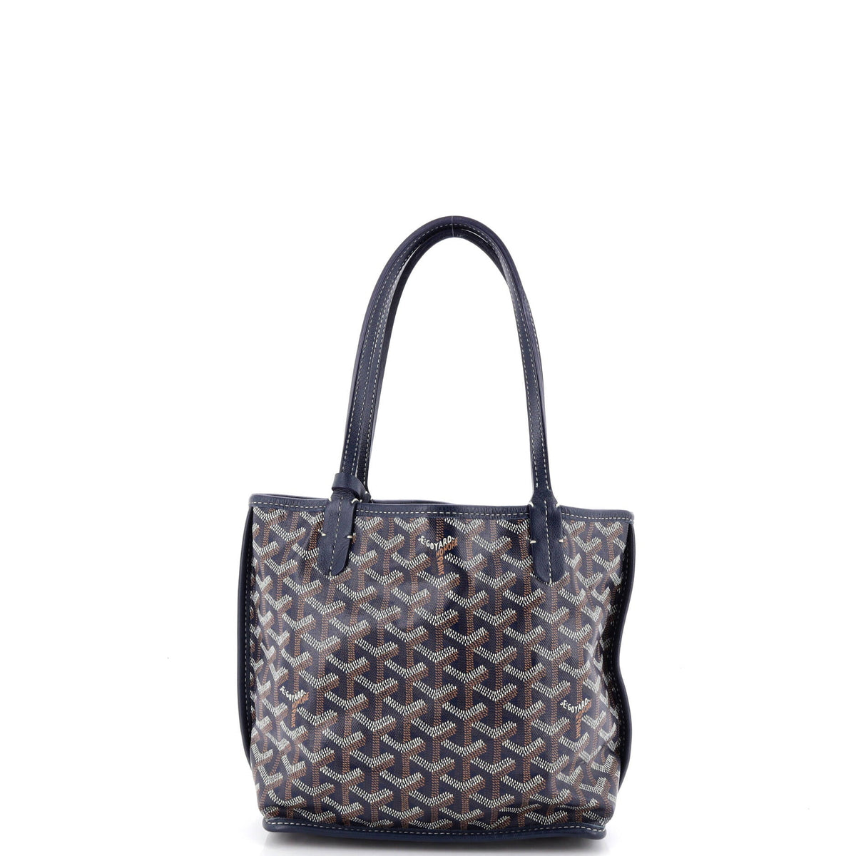 Anjou Reversible Tote Coated Canvas Mini
