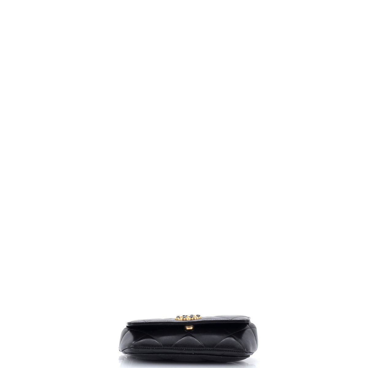19 Glasses Case with Chain Quilted Goatskin
