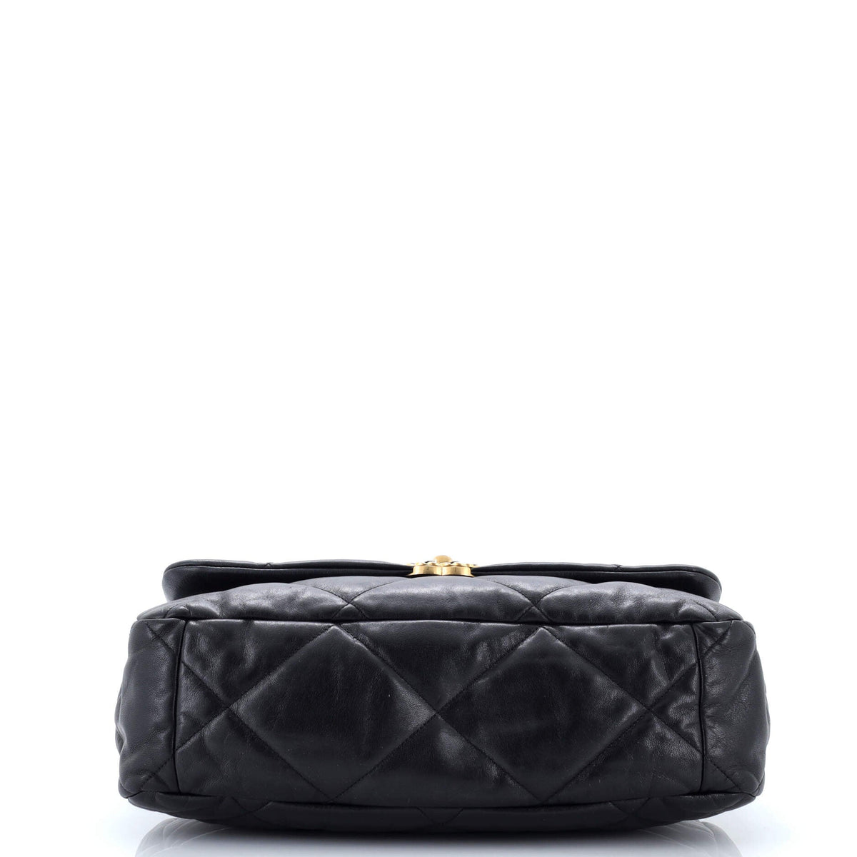 19 Flap Bag Quilted Leather Maxi
