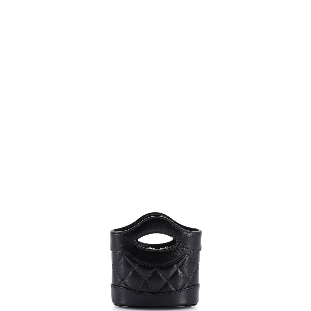 31 Shopping Bag Clutch with Chain Quilted Calfskin Nano