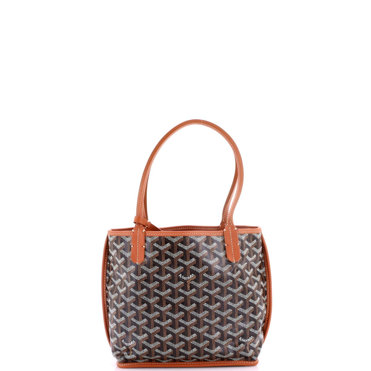 Anjou Reversible Tote Coated Canvas Mini
