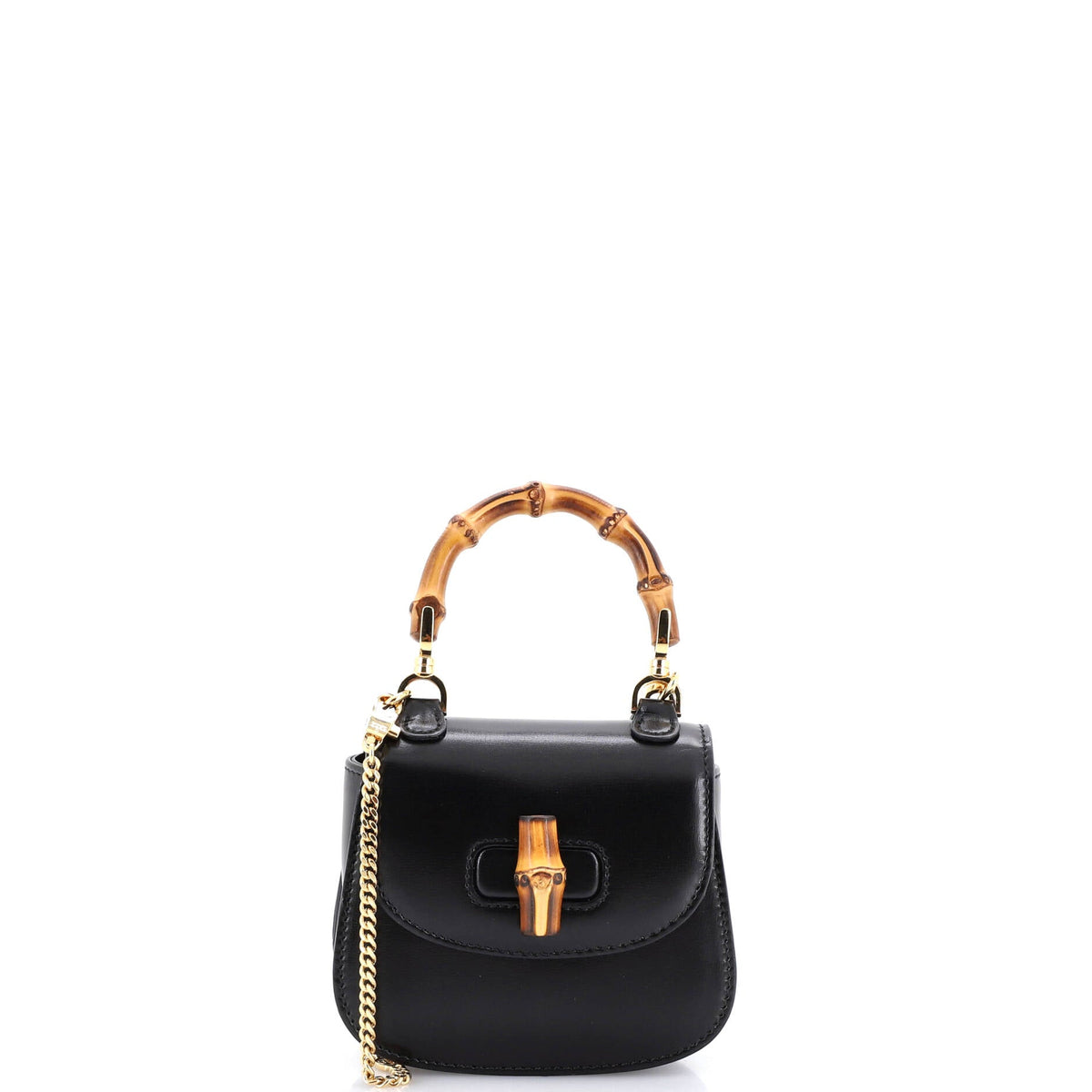 Bamboo 1947 Top Handle Bag Leather Super Mini