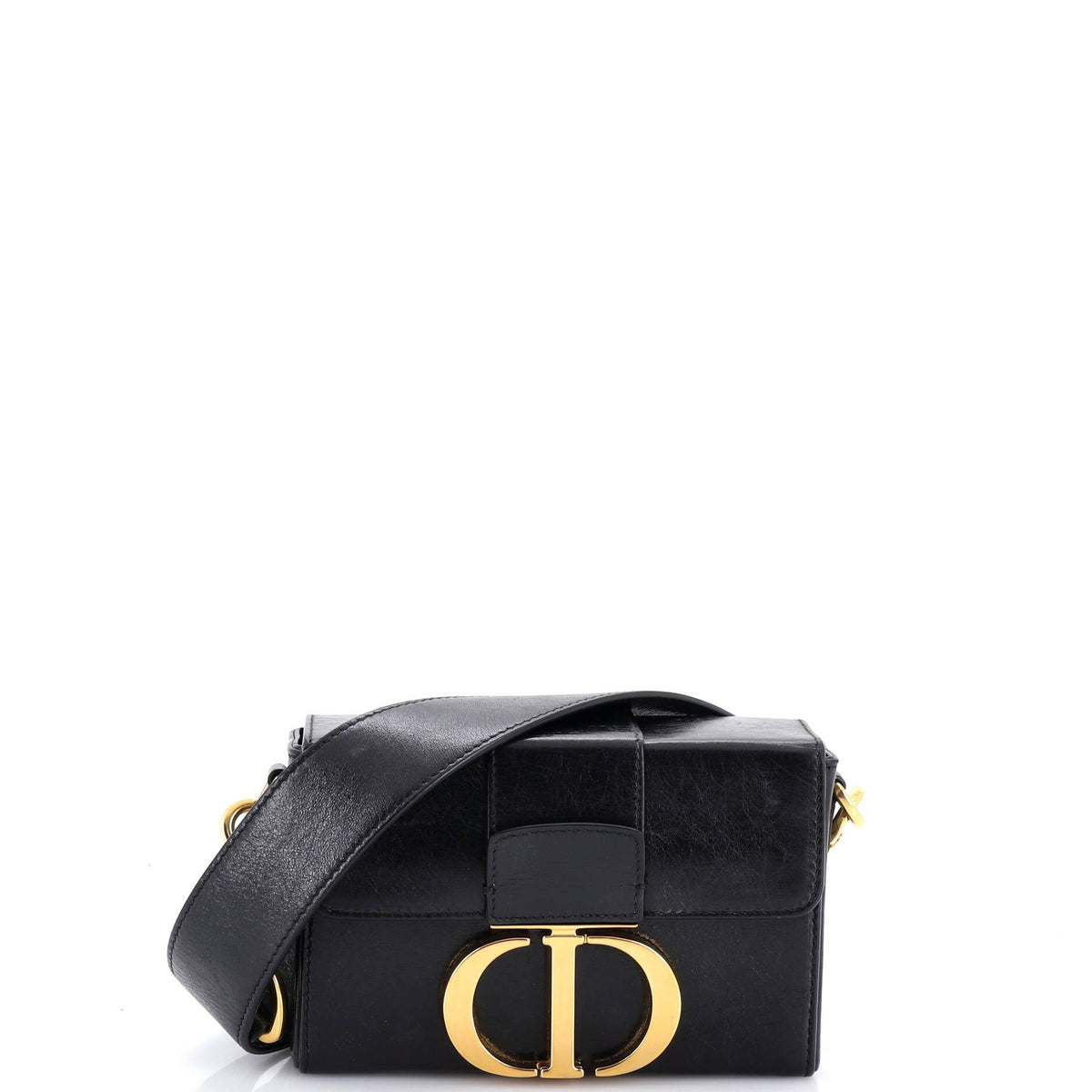 30 Montaigne Box Bag Leather
