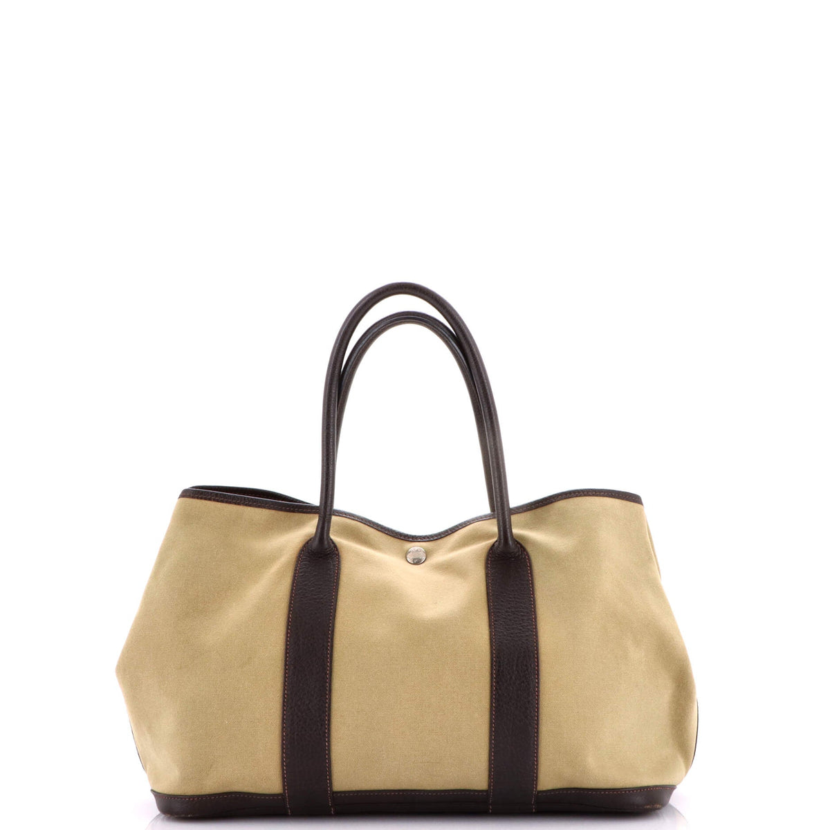 Garden Party Tote Toile and Leather 36