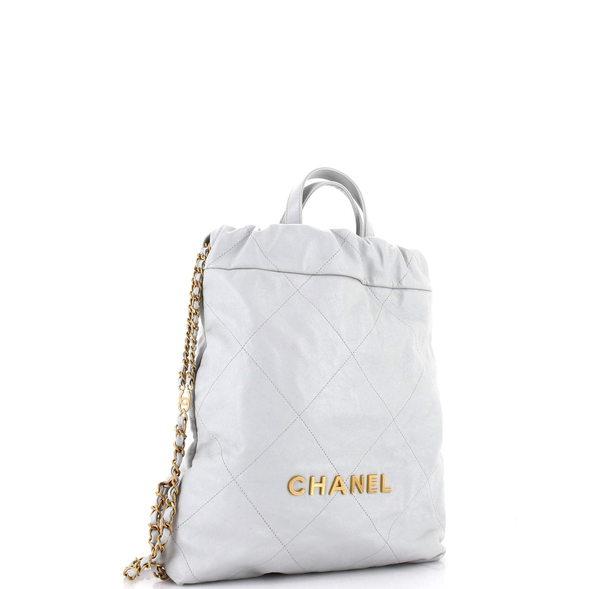 22 Chain Backpack Quilted Calfskin Medium