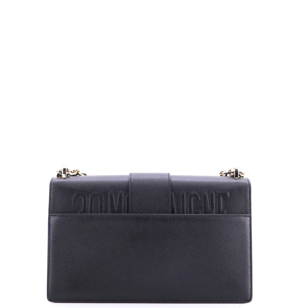 30 Montaigne Chain Flap Bag Leather East West