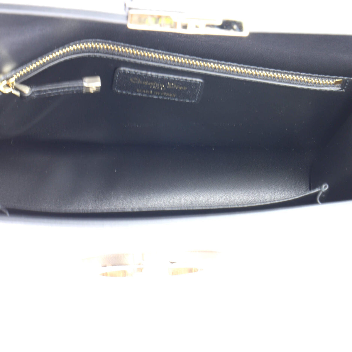 30 Montaigne Chain Flap Bag Leather East West