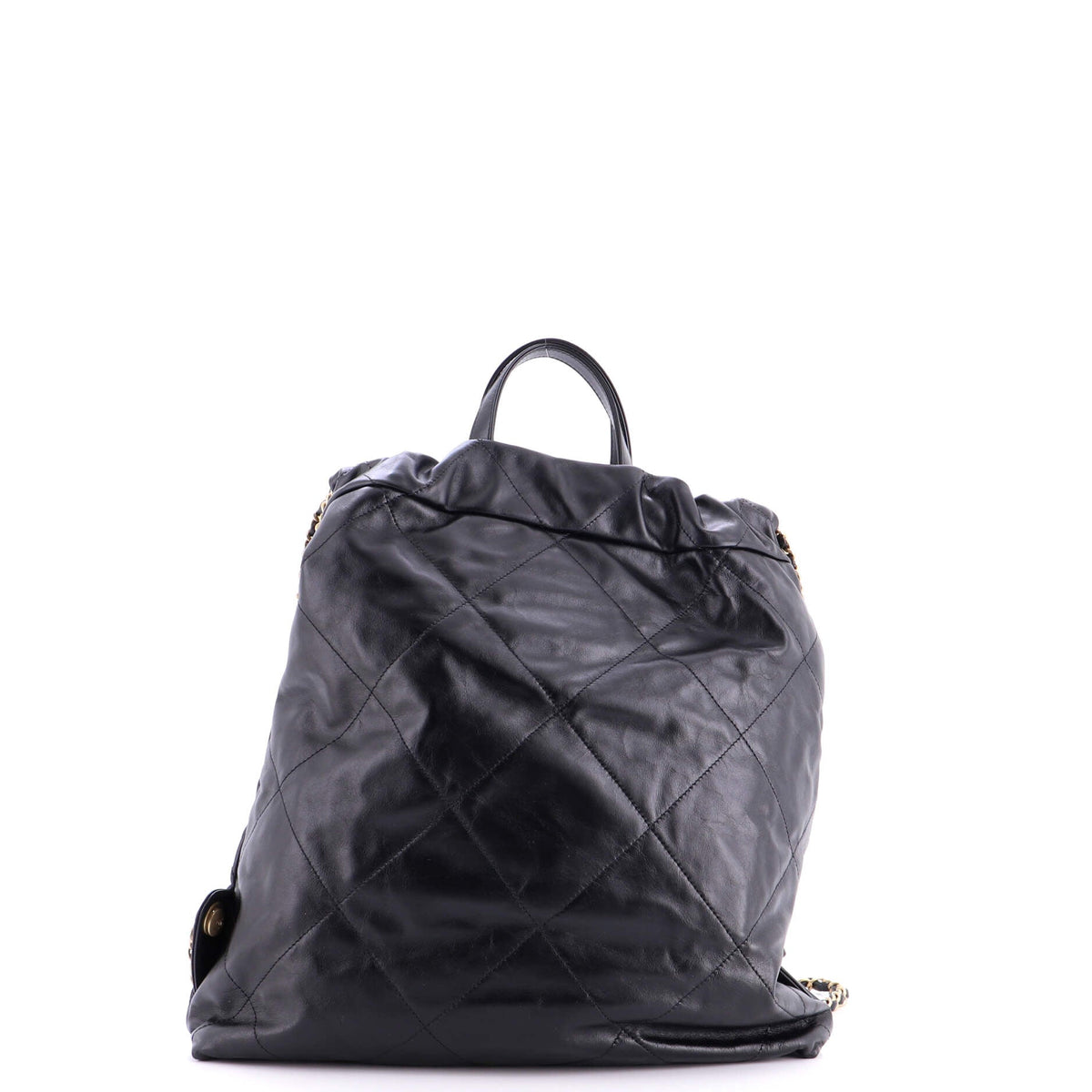 22 Chain Backpack Quilted Calfskin Large