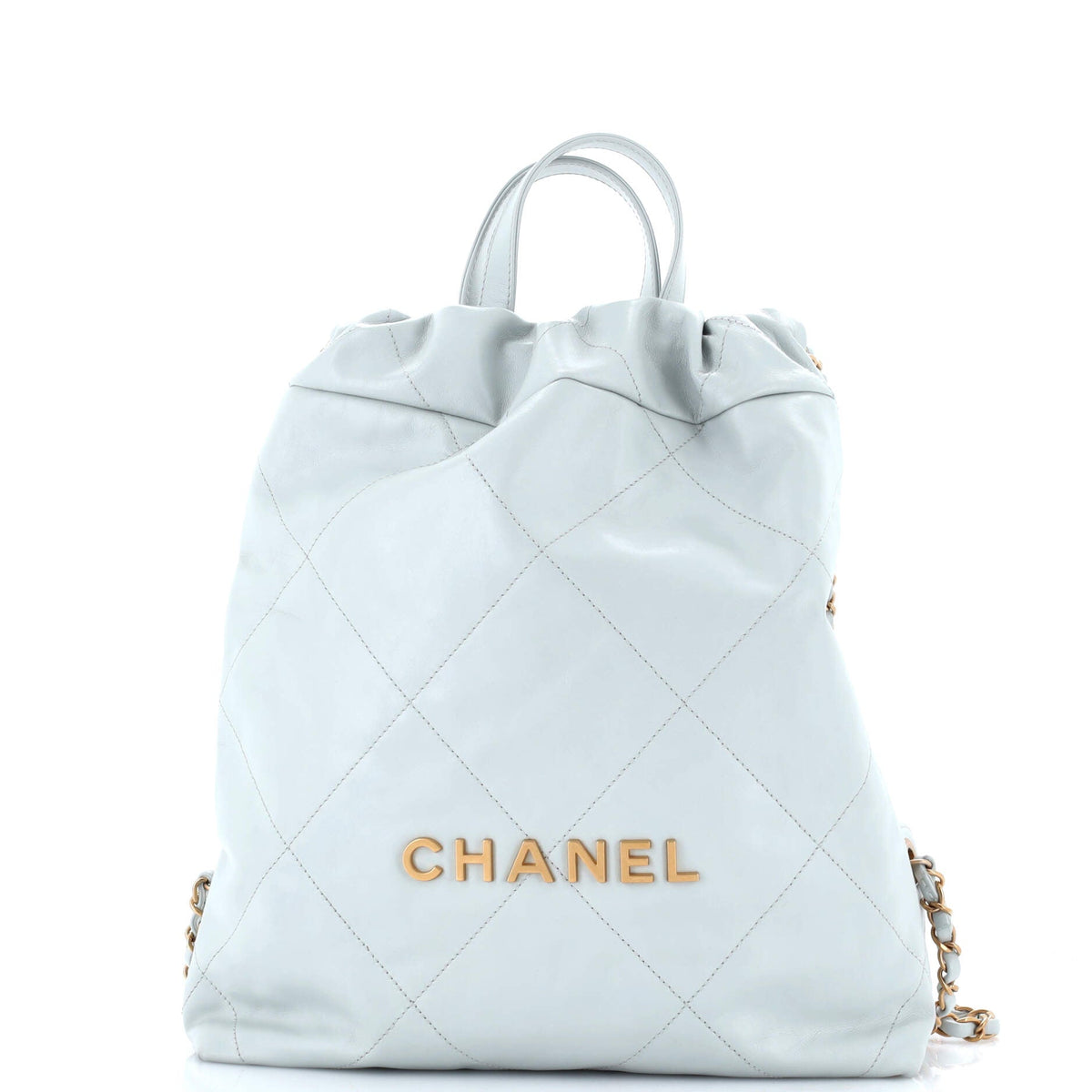 22 Chain Backpack Quilted Calfskin Medium