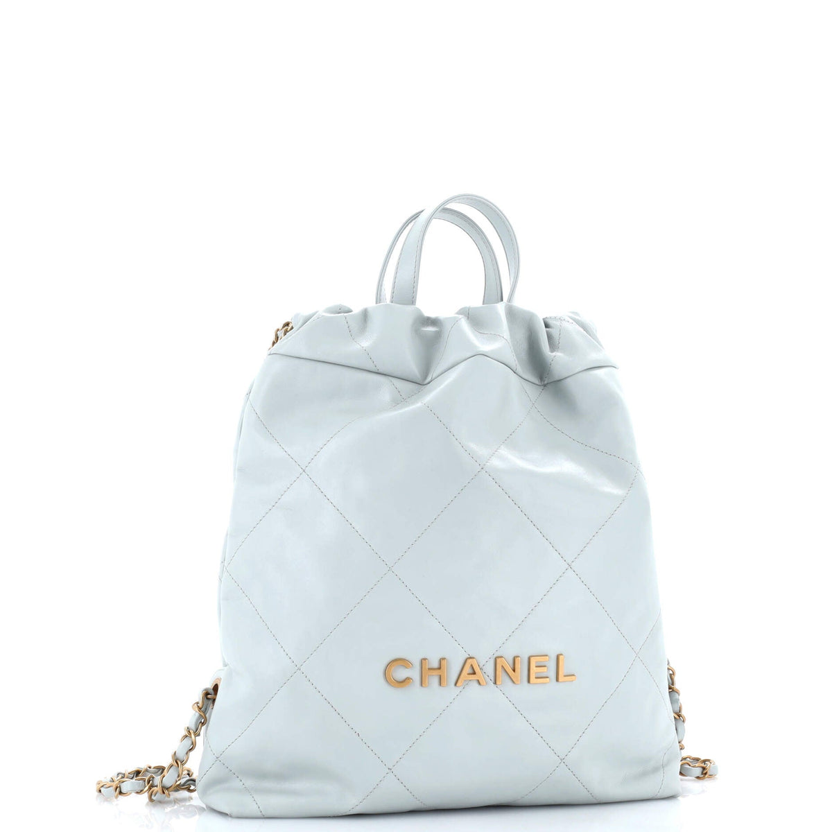 22 Chain Backpack Quilted Calfskin Medium