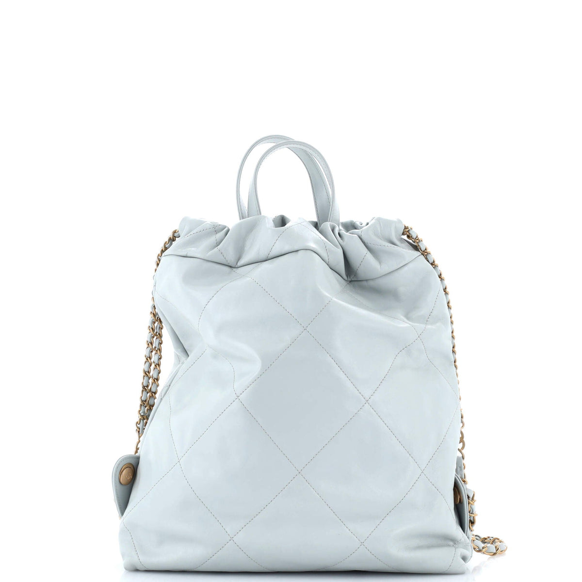 22 Chain Backpack Quilted Calfskin Medium