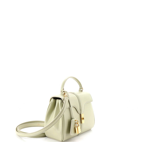 16 Top Handle Bag Smooth Calfskin Mini