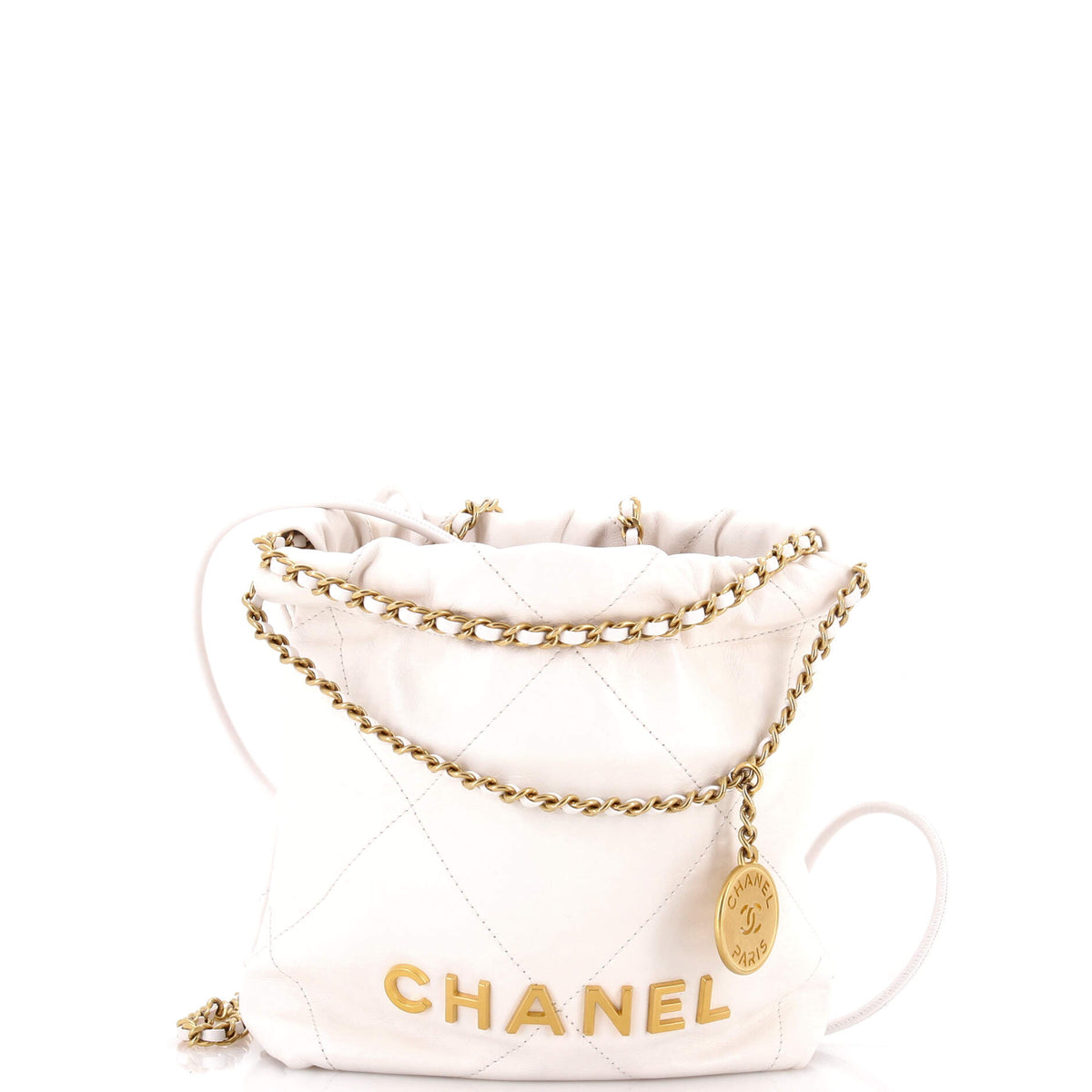 22 Chain Hobo Quilted Calfskin Mini