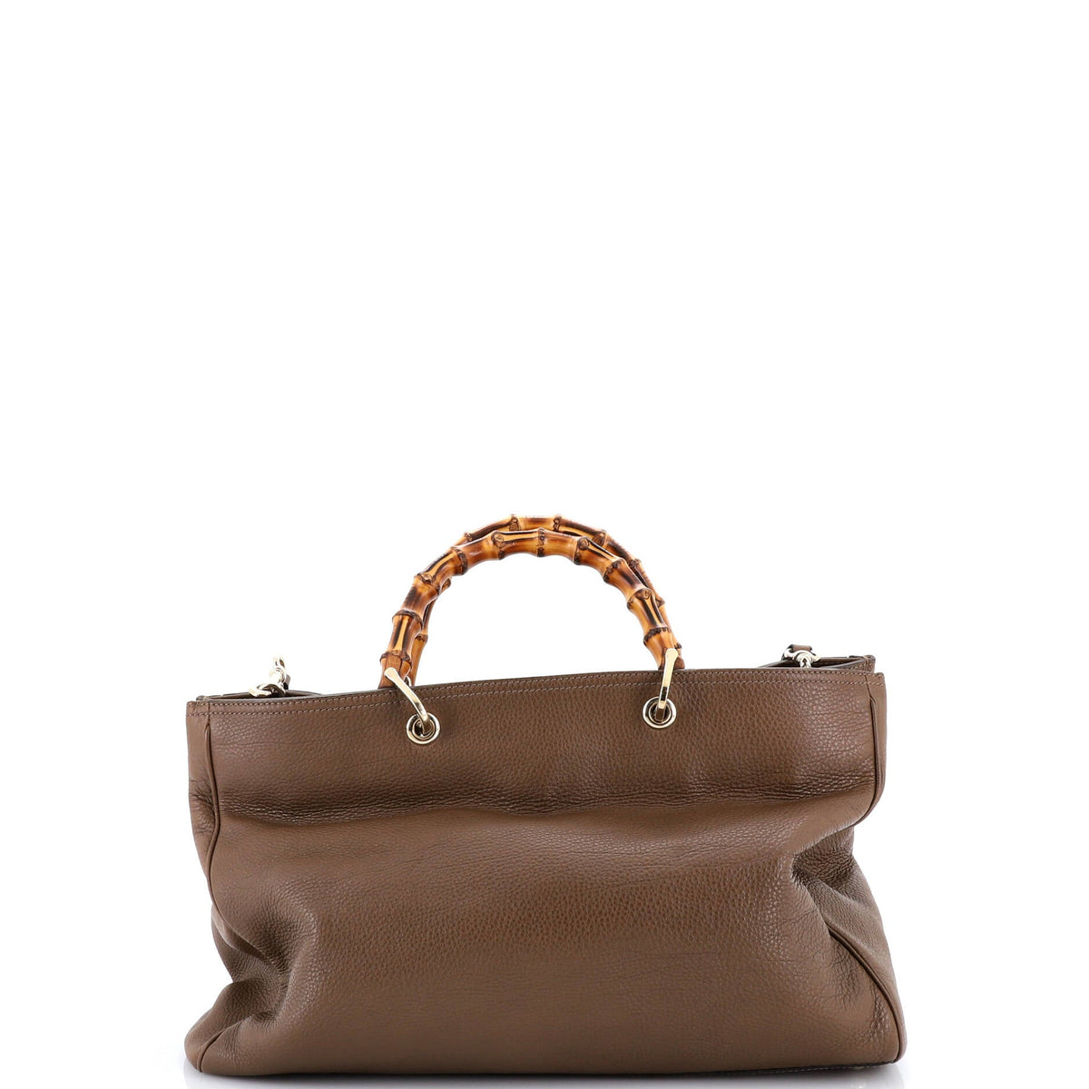 Bamboo Shopper Tote Leather Large