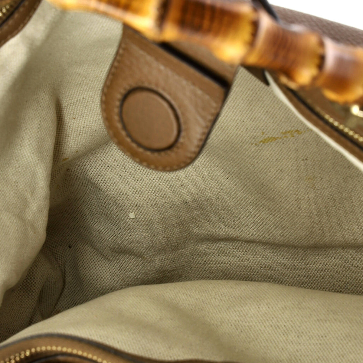 Bamboo Shopper Tote Leather Large