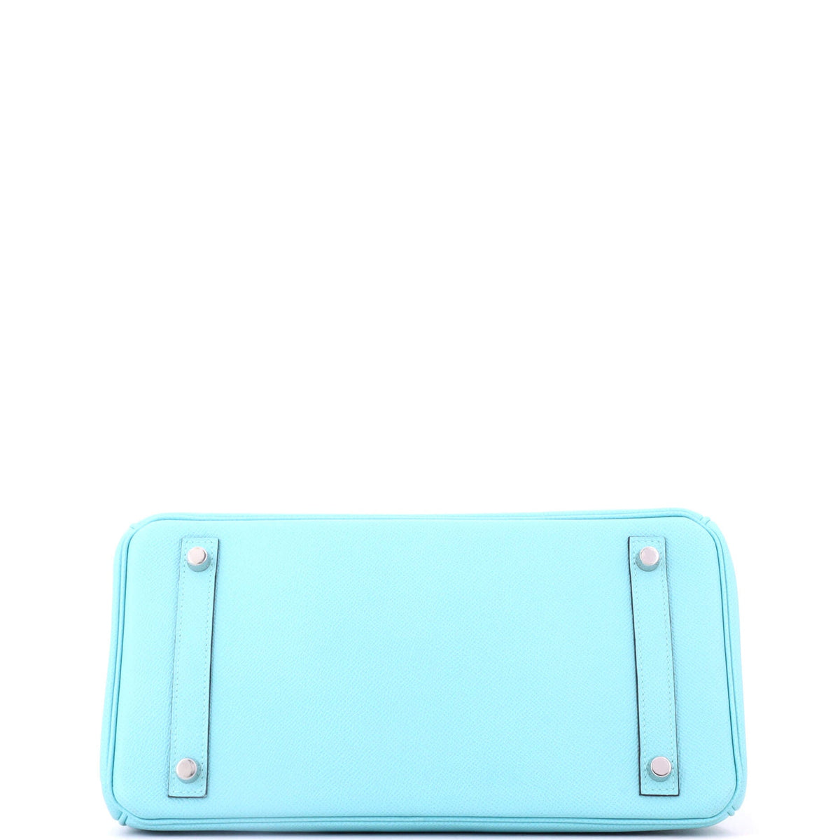 Birkin Handbag Bleu Atoll Epsom with Palladium Hardware 30