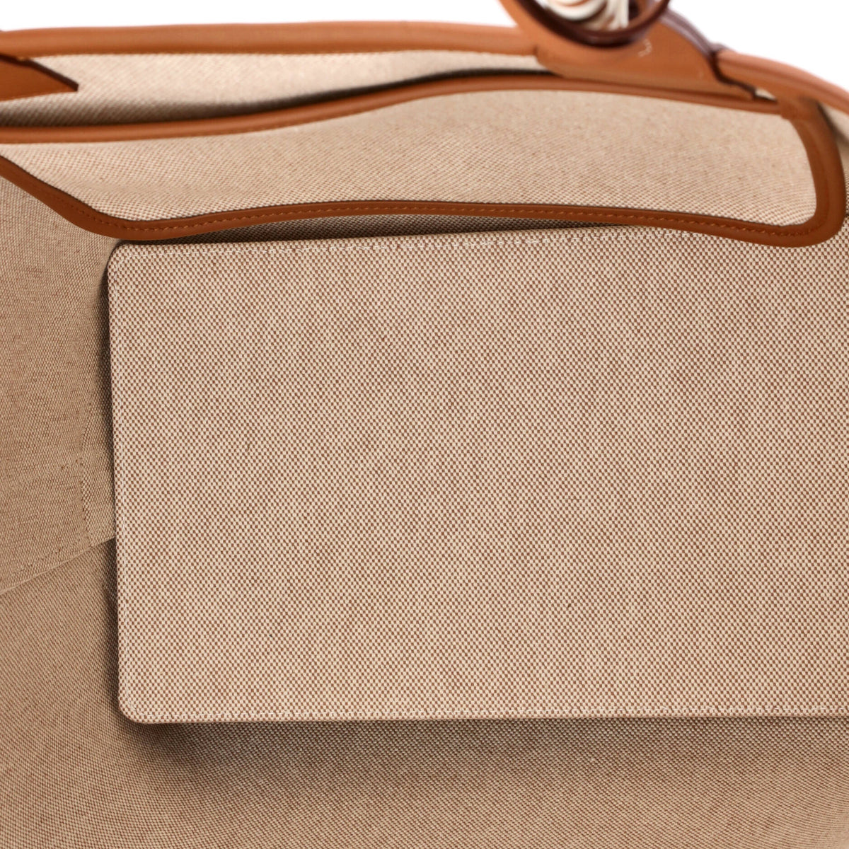 Sac Steeple Tote Printed Toile with Leather 28