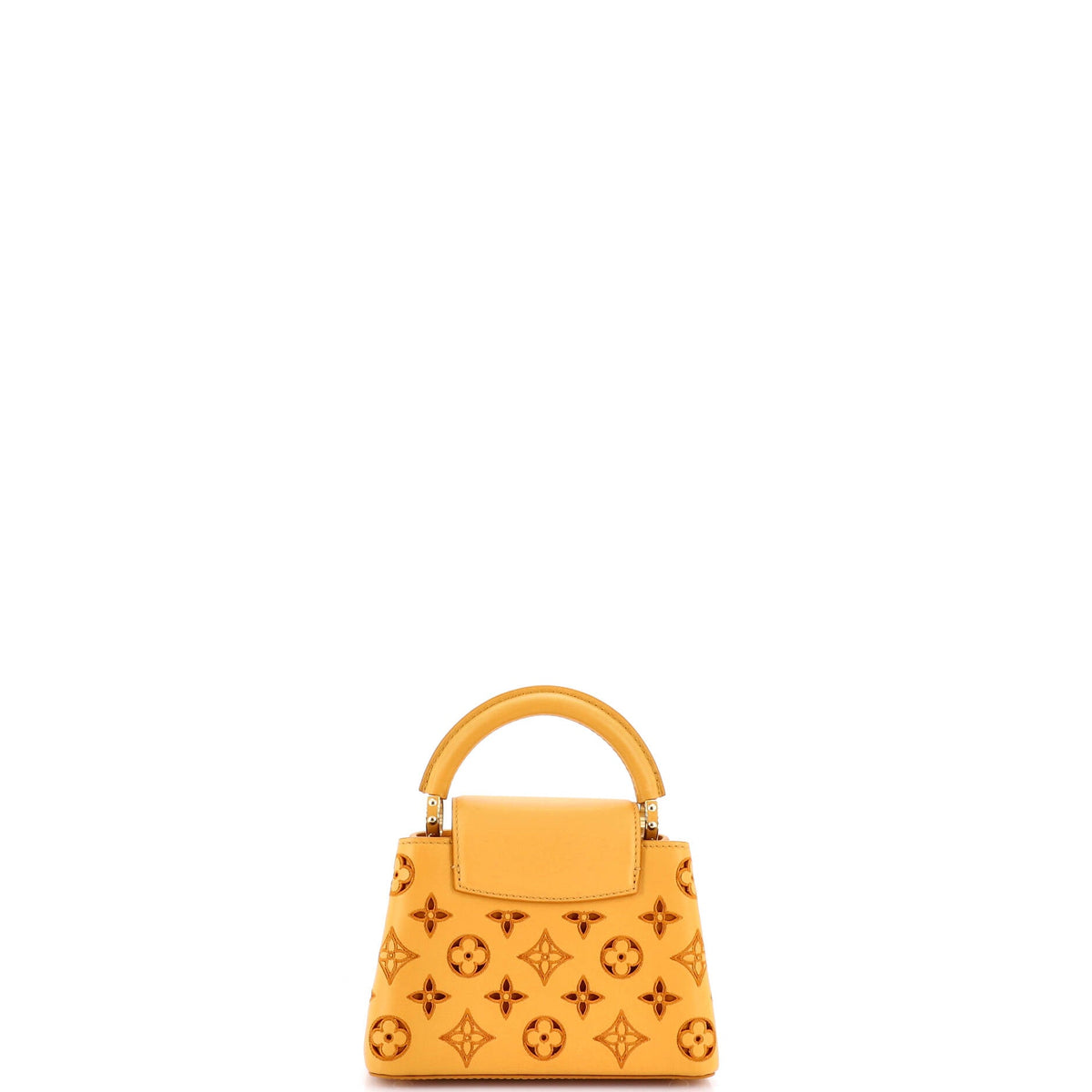 Capucines Bag Monogram Cutout Broderie Leather Mini