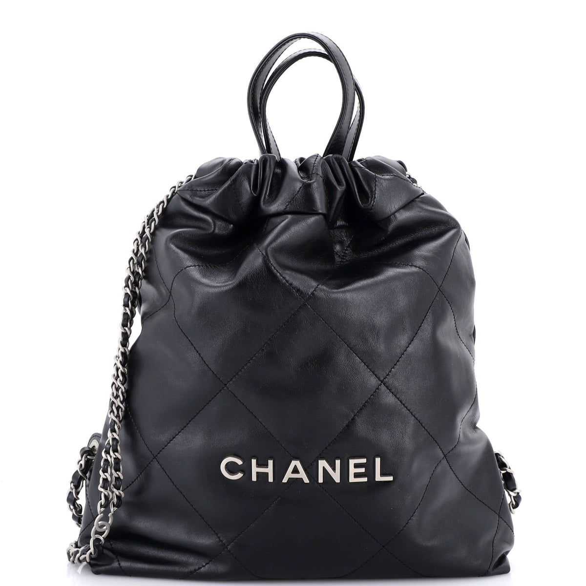 22 Chain Backpack Quilted Calfskin Medium