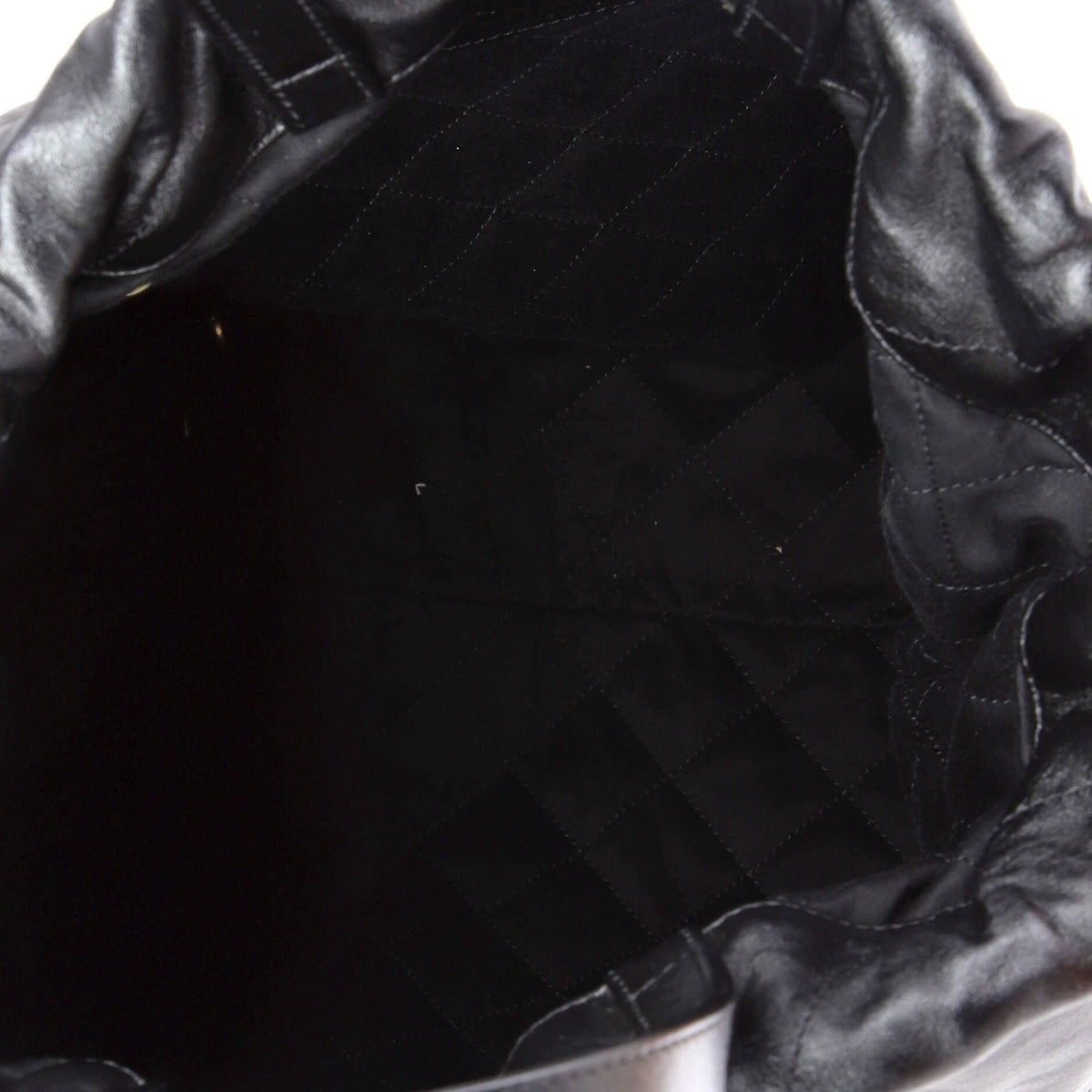 22 Chain Backpack Quilted Calfskin Large