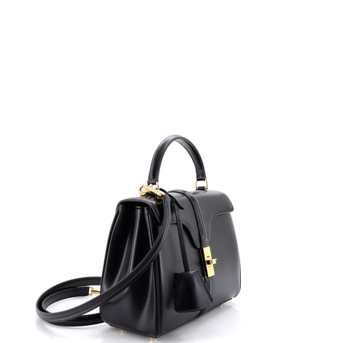 16 Top Handle Bag Smooth Calfskin Small