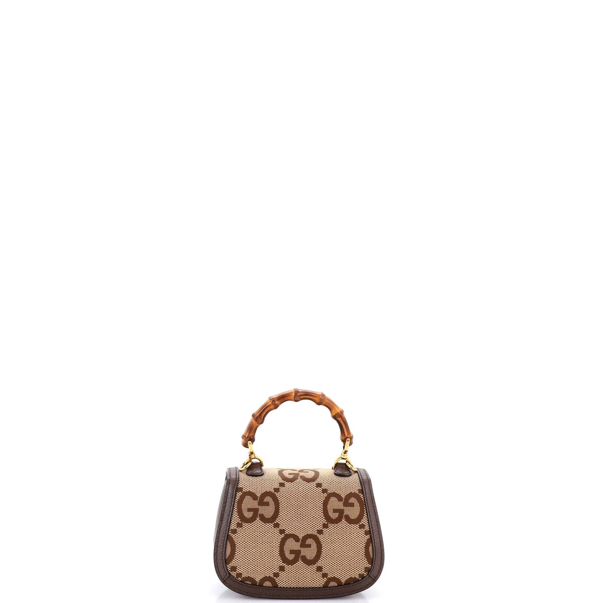 Bamboo 1947 Top Handle Bag Jumbo GG Canvas Mini