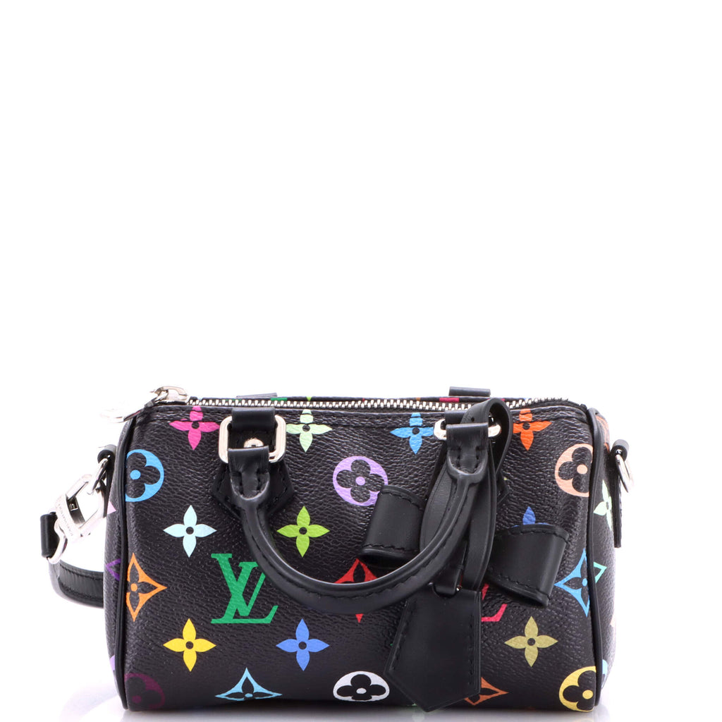 x Takashi Murakami Speedy Bandouliere NM Bag Monogram Multicolor Nano