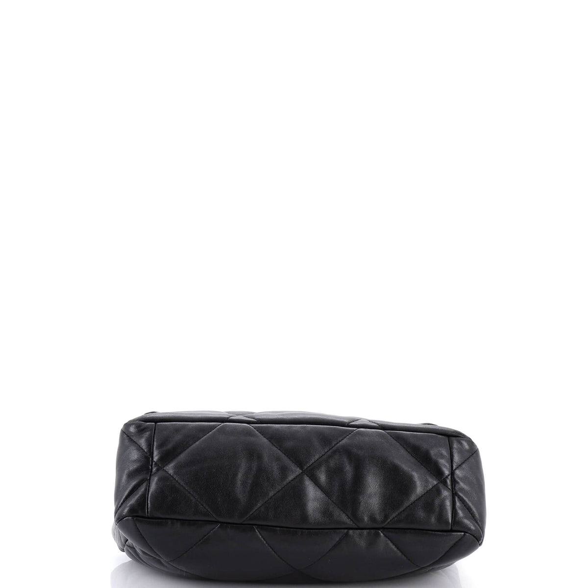 19 Flap Bag Quilted Leather Large
