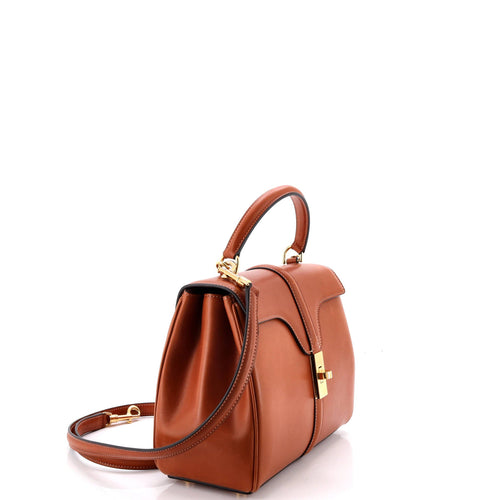 16 Top Handle Bag Smooth Calfskin Small