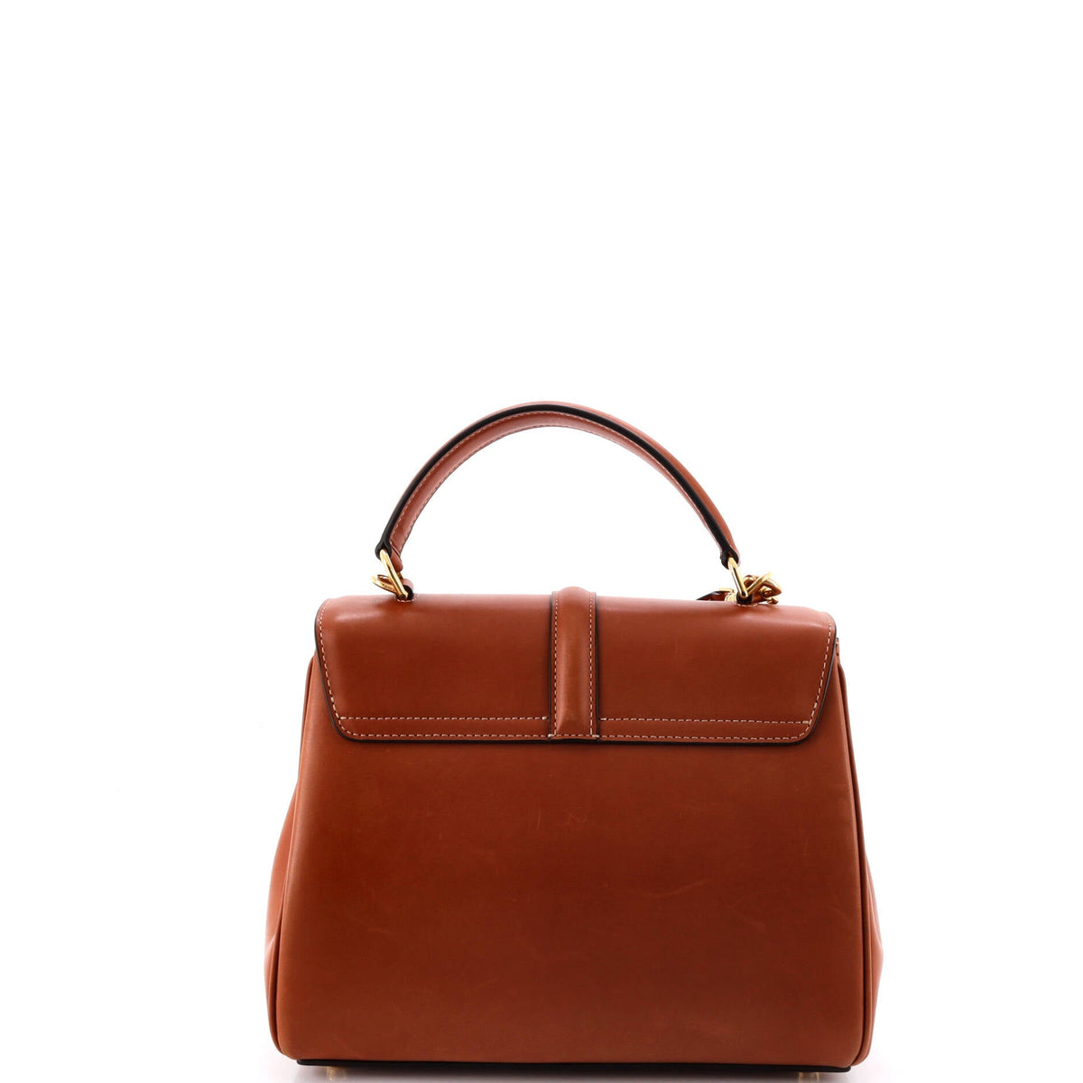 16 Top Handle Bag Smooth Calfskin Small