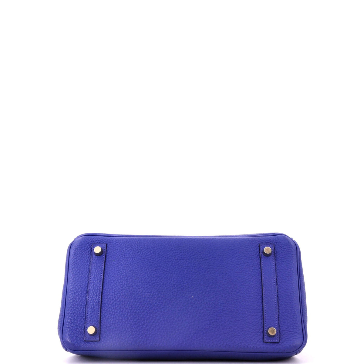 Birkin Handbag Bleu Electrique Togo with Gold Hardware 30