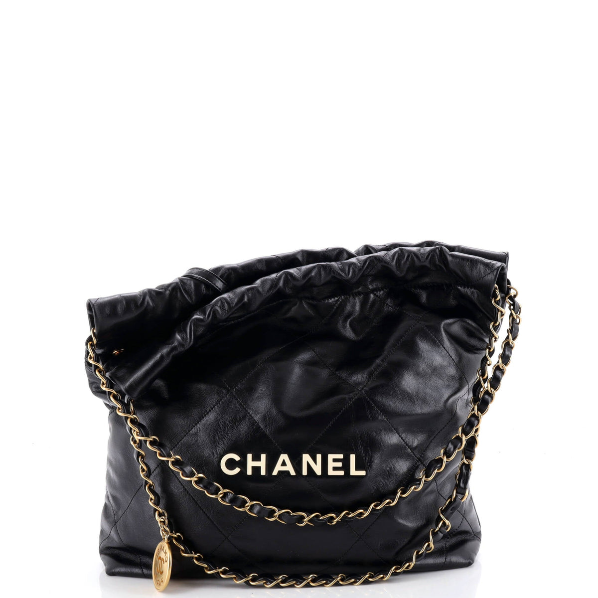 22 Chain Hobo Quilted Calfskin Small