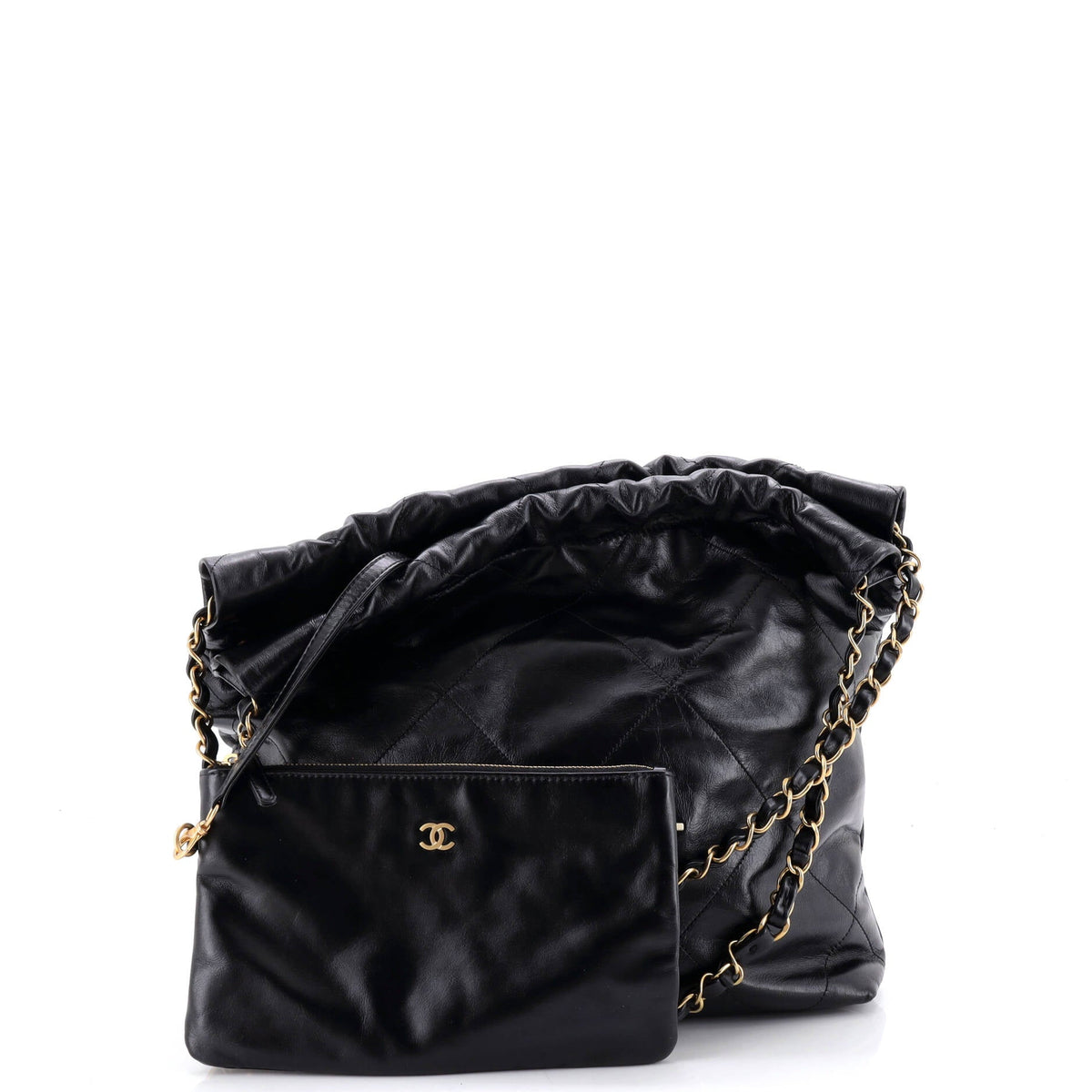22 Chain Hobo Quilted Calfskin Small