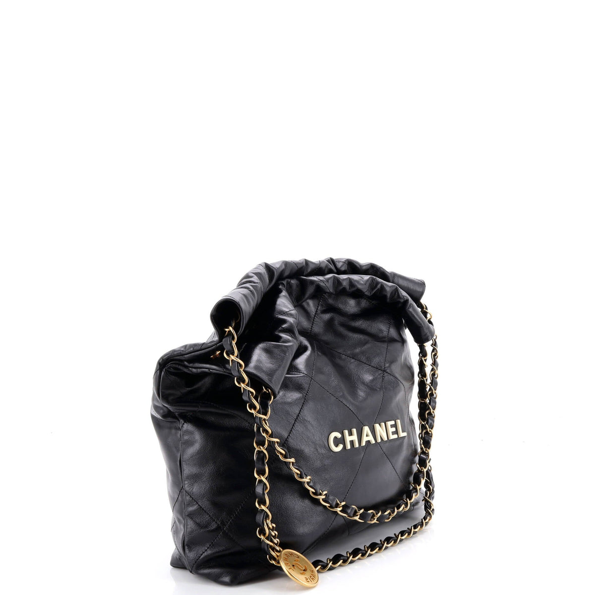 22 Chain Hobo Quilted Calfskin Small
