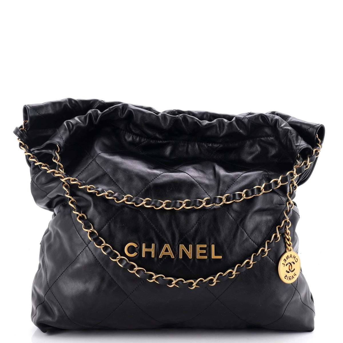 22 Chain Hobo Quilted Calfskin Medium