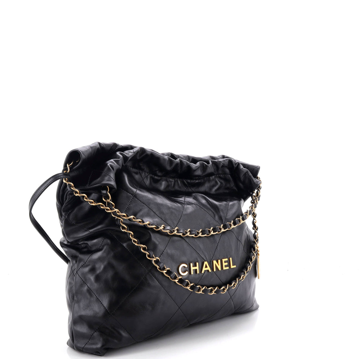 22 Chain Hobo Quilted Calfskin Medium