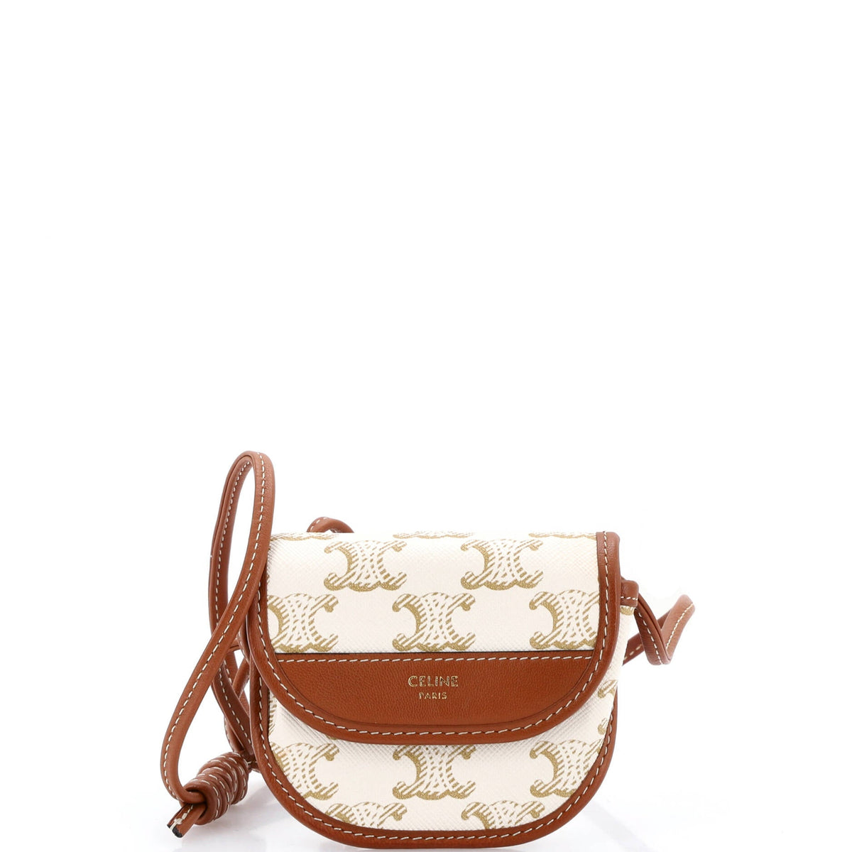 Airpods Case Flap Bag Triomphe Coated Canva
