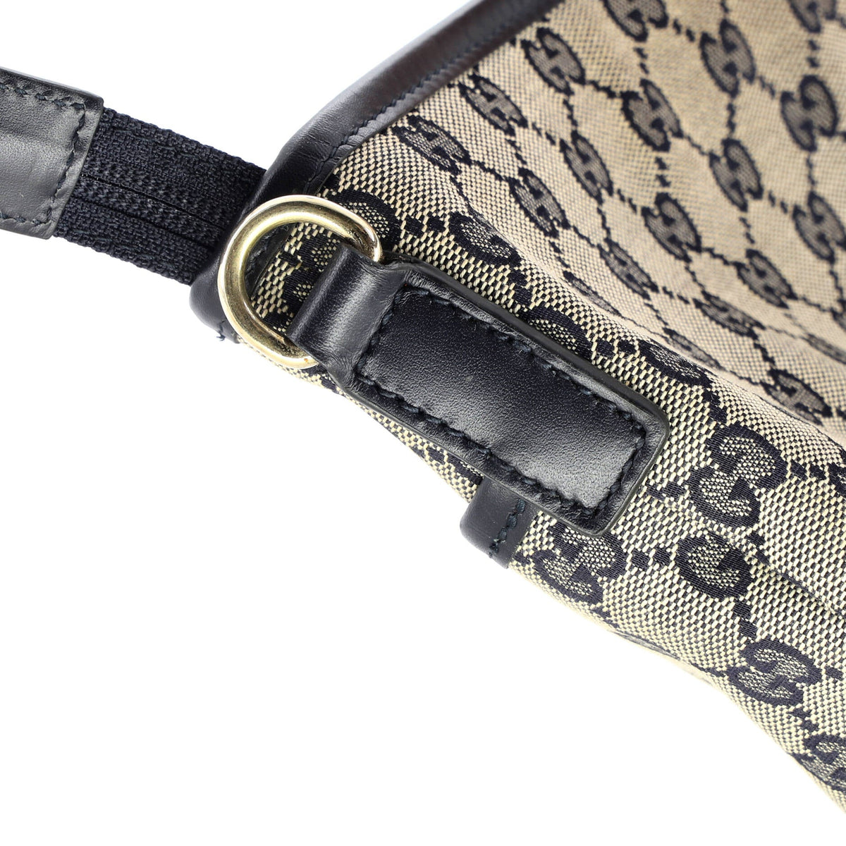 Front Pocket Web Messenger GG Canvas Small