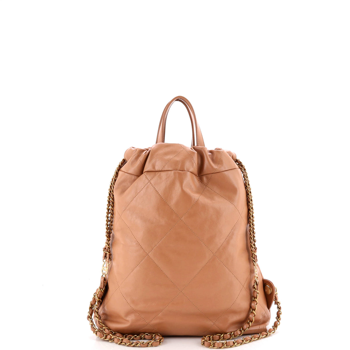 22 Chain Backpack Quilted Calfskin Medium