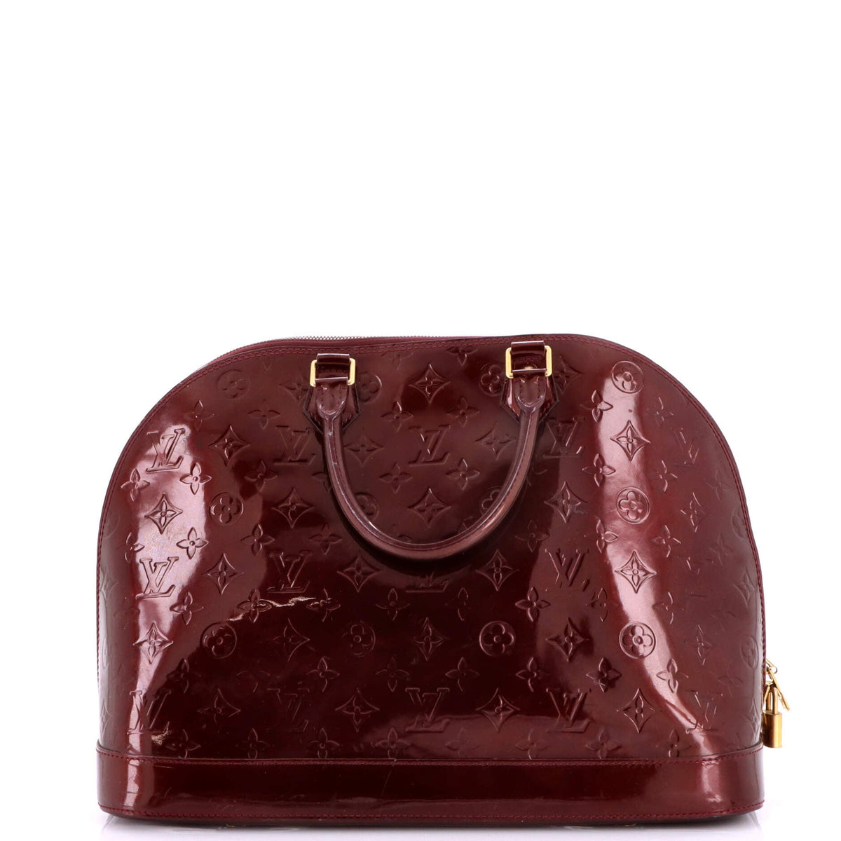 Alma Handbag Monogram Vernis GM