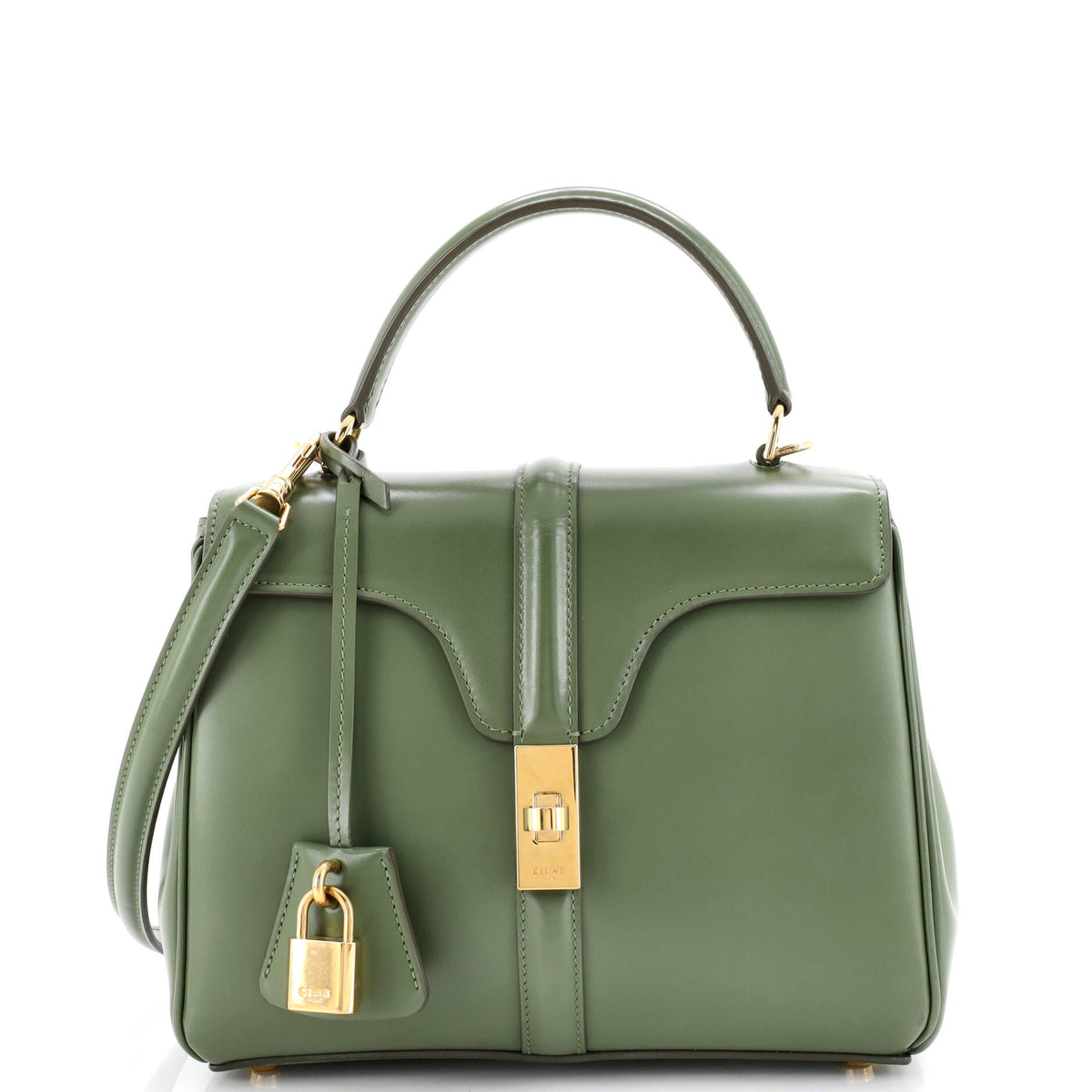 16 Top Handle Bag Smooth Calfskin Small
