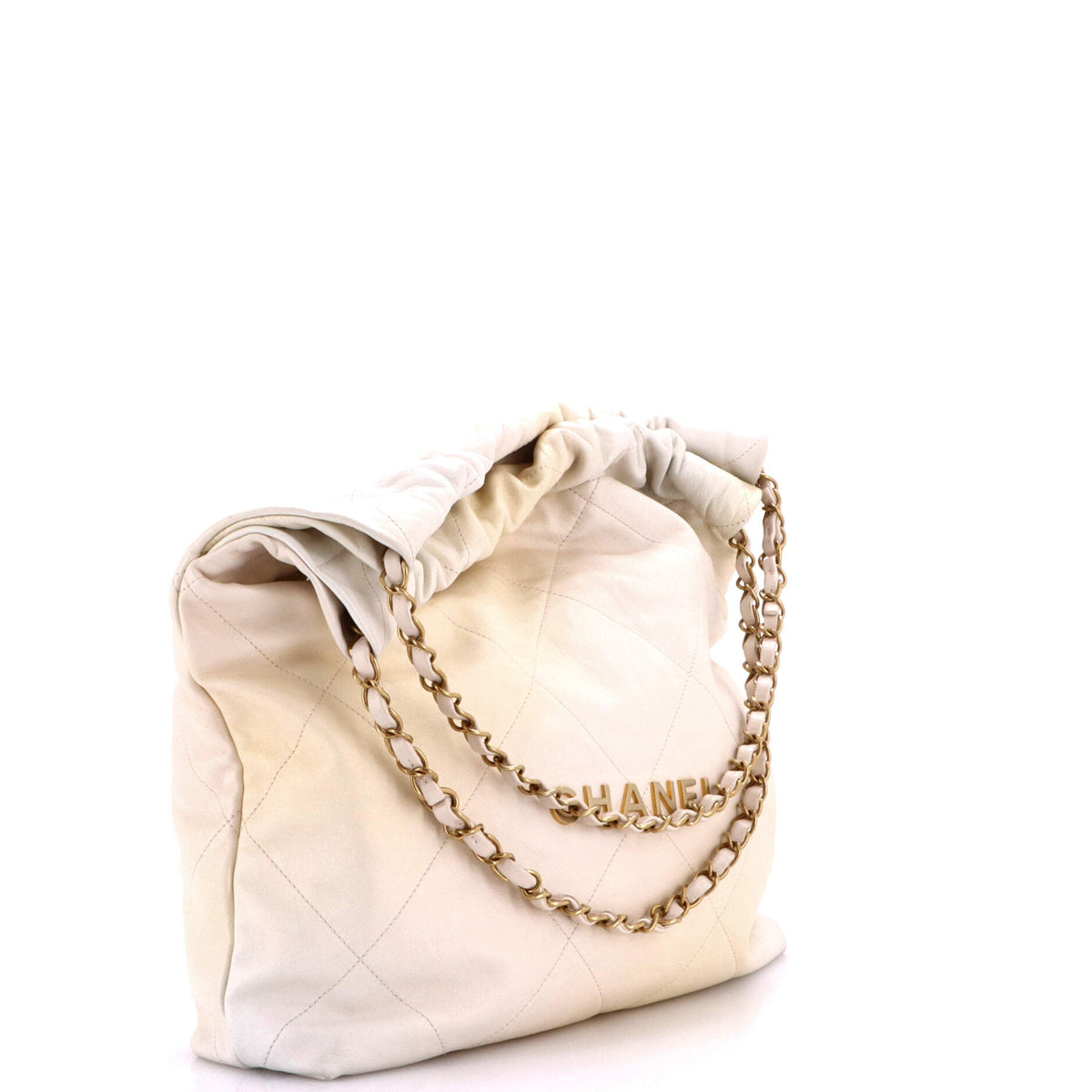 22 Chain Hobo Quilted Ombre Leather Medium