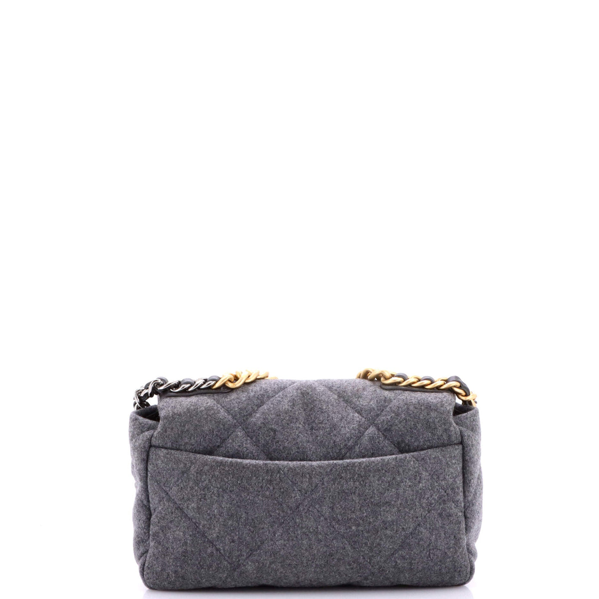 19 Flap Bag Quilted Wool Medium