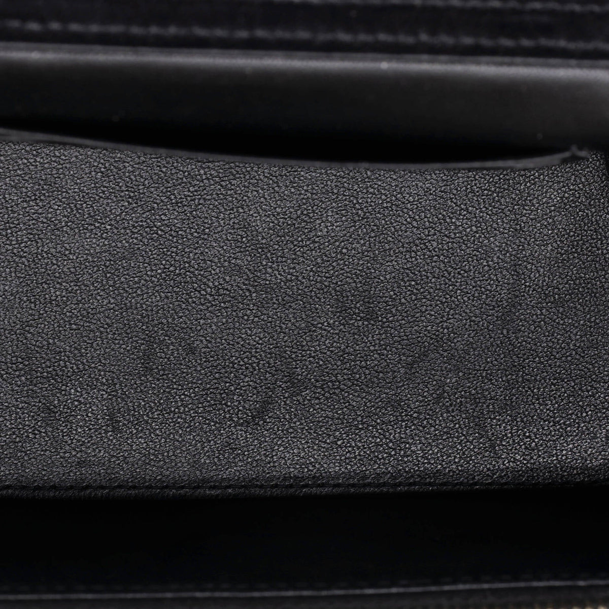 All Slide Long Vanity Case with Chain Quilted Lambskin Small