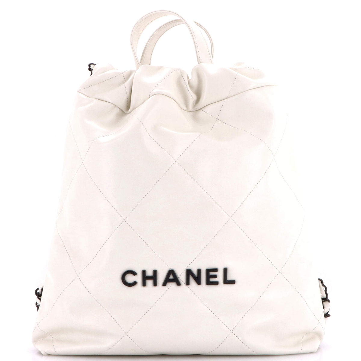 22 Chain Backpack Quilted Calfskin Medium