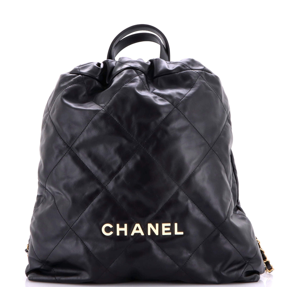 22 Chain Backpack Quilted Calfskin Medium