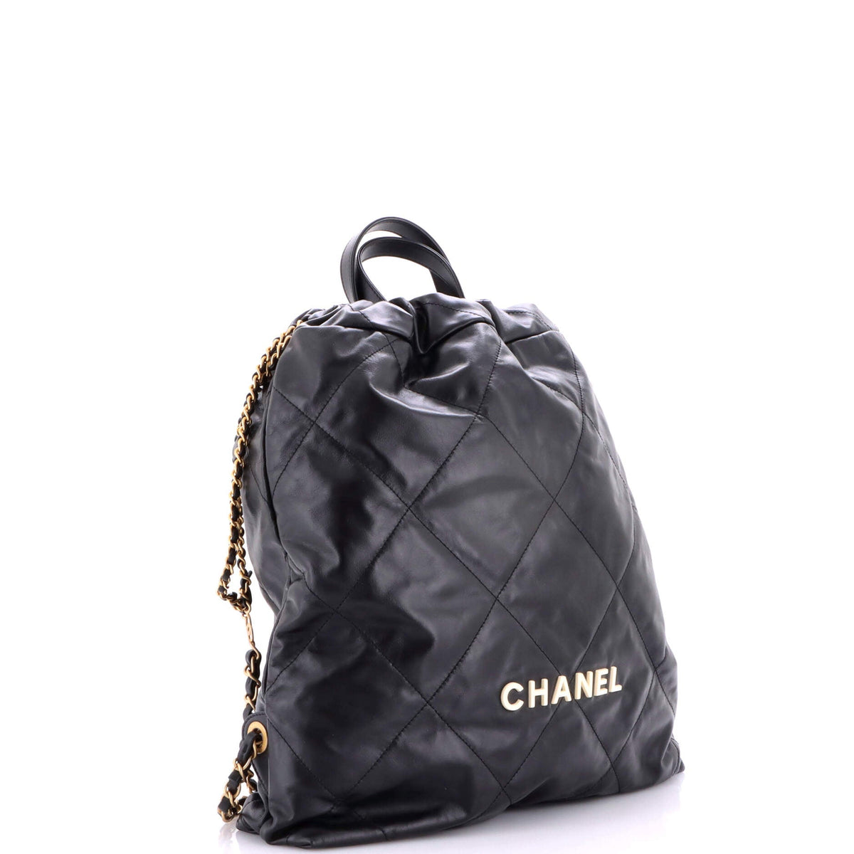 22 Chain Backpack Quilted Calfskin Medium