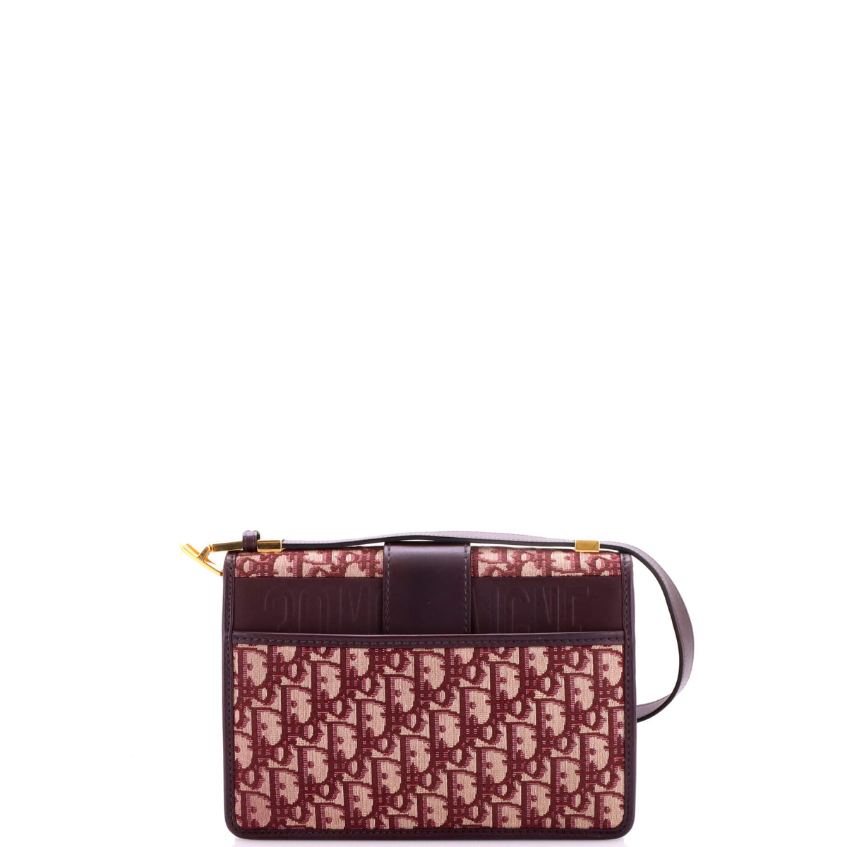 30 Montaigne Flap Bag Oblique Canvas