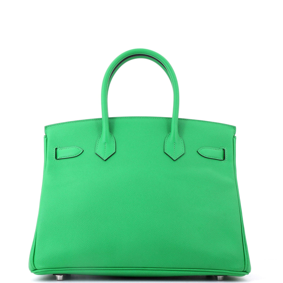 Birkin Handbag Bamboo Epsom with Palladium Hardware 30